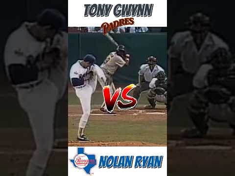 Rangers Nolan Ryan VS Padres Tony Gwynn - 1989 #MLB All-Star Game