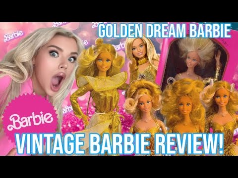 VINTAGE BARBIE REVIEW! 1980 GOLDEN DREAM BARBIE! BARBIE FASHIONISTA #222! DOLL HAUL!!