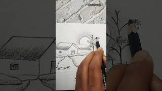 Capturing mesmerizing scenery view #drawing #sketchbook #villageartistry #artistic