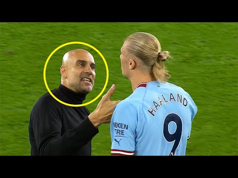 10 Times Haaland Impressed Pep Guardiola !