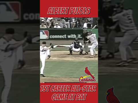 Albert Pujols 1st Career All-Star Game At Bat 2001 #MLB #baseball