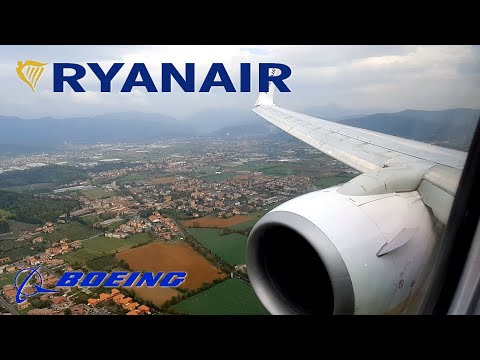 Ryanair Boeing 737-800 ✈ Landing in Milan-Bergamo