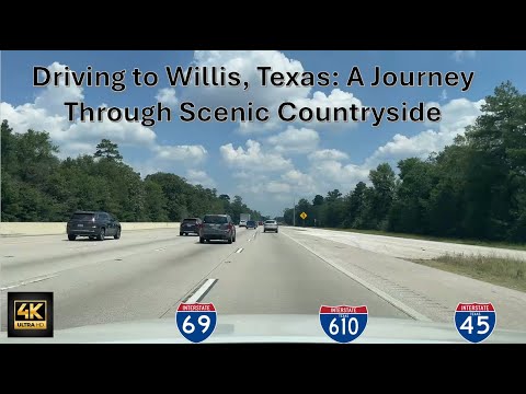 Driving to Willis, Texas: A Journey Through Scenic Countryside | Drive Time #drivingvideos #houston