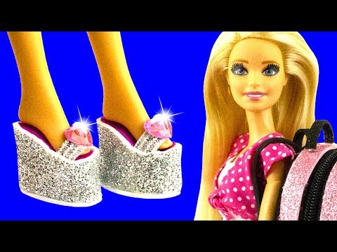 10 DIY Miniatures for Barbie Shoes & Closet