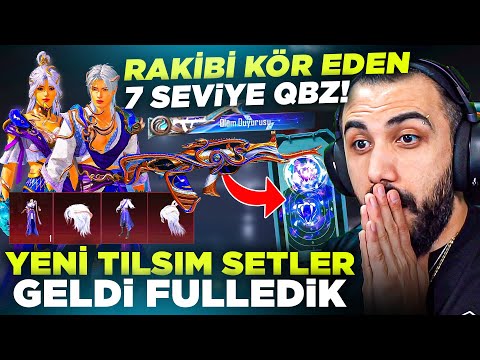 YENİ 7 SEVİYE TILSIM QBZ VE DESTANSI SETLER GELDİ!! 😱 (DÜŞMANI KÖR EDEN İLK QBZ) | PUBG MOBILE