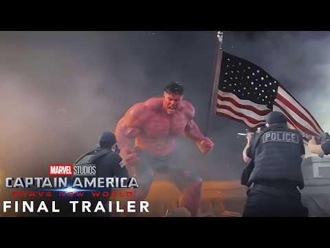 Captain America: Brave New World | Final Trailer | Anthony Mackie, Harrison Ford