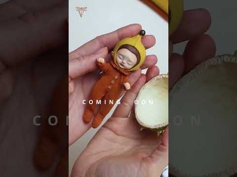 Chestnut pixie bebe | Handmade art doll process