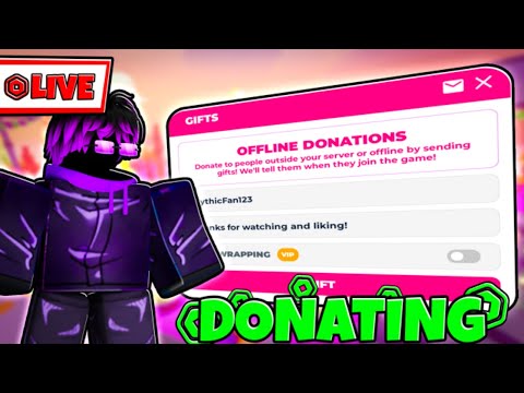 🔴LIVE🔴DONATE Donating To Every Viewer Live!|🤑Grinding for 600k!🤑#plsdonate #roblox #live #robux