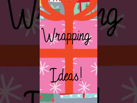 Unique wrapping paper ideas for Christmas and any occasion. 🎁#wrappingpaper