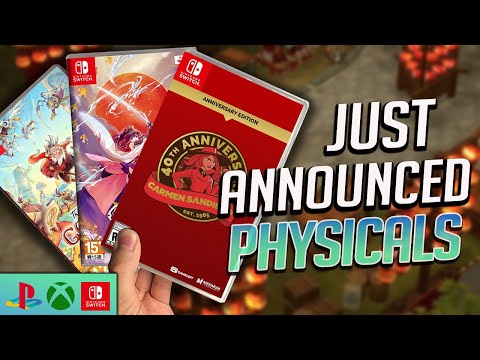 JUST Announced Physical Releases! Switch, PS5 & Xbox!