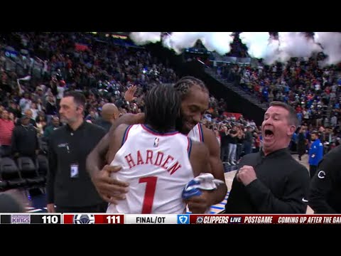 Kawhi Leonard CALLS game winner vs Kings & Emotional after Buzzer beater Game winner!