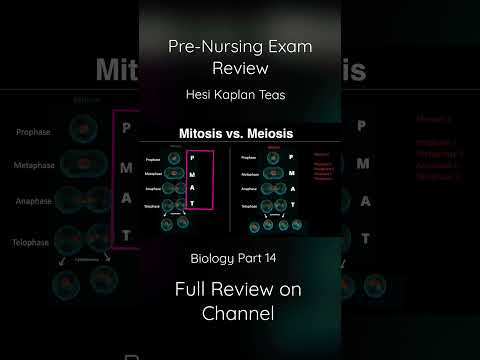 Pre-Nursing Exam Review |Biology Part 14