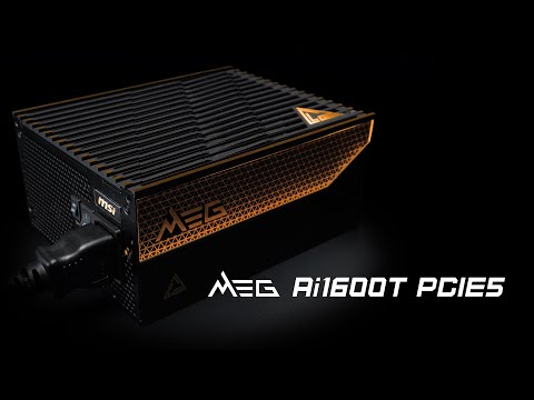 MEG Ai1600T PCIE5 | Lasting Durability, Quietly Yours | Power Supply | MSI