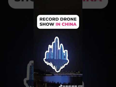 Drone show in China goes viral #shorts #china #droneshow