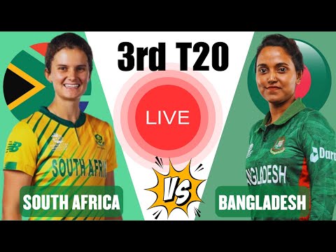 Bangladesh Women vs South Africa Women Live |  3rd t20 | BANW vs SAW LIVE Cricket Match Today