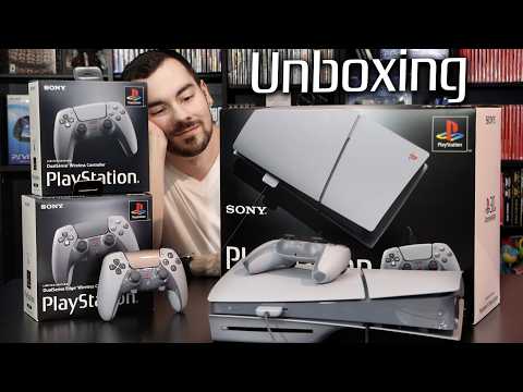 PS5 Slim & DualSense Edge 30th Anniversary Unboxing And Close Look