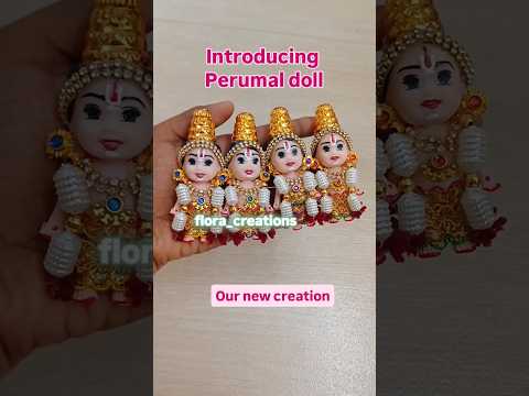 Miniature Perumal doll #perumal #perumaltemple #govinda #flora_creations