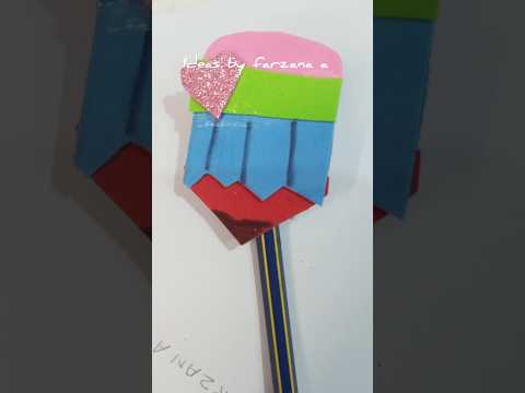 pencil topper  #artandcraft  schoolcraft #kidscrafting #schoolgift #birthdaygift #partygifts