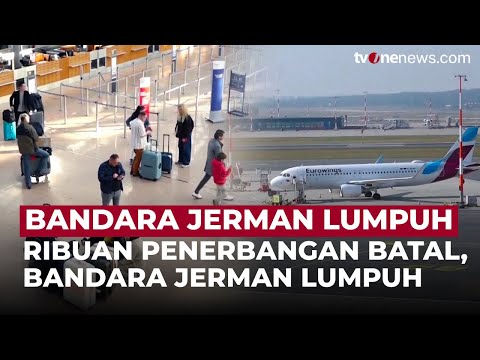 Aksi Mogok di Bandara Jerman Hentikan Layanan & Batalkan Ribuan Penerbangan | OneNews Update