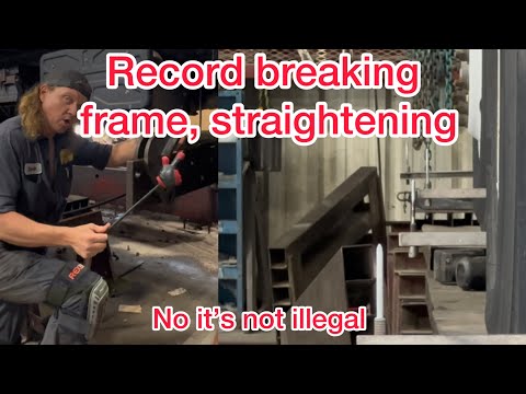 RECORD BREAKING FRAME STRAIGHTENING. By a master frame technician.