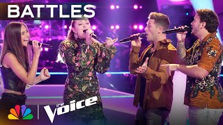 323 and Katie O.'s Beautiful Performance of "Lonesome Loser" | The Voice Battles | NBC