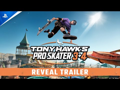 Tony Hawk's Pro Skater 3 + 4 - Reveal Trailer | PS5 & PS4 Games