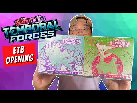 NEW Pokemon Temporal Forces Elite Trainer Boxes (ETB) Opening