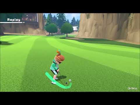 Lucky Chip In Shot In Golf