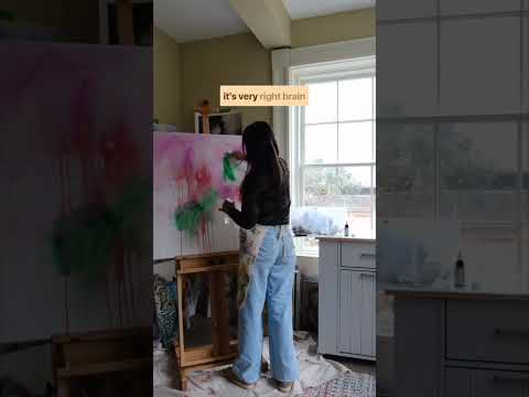 Start a painting with me! #painting #artist #artstudio