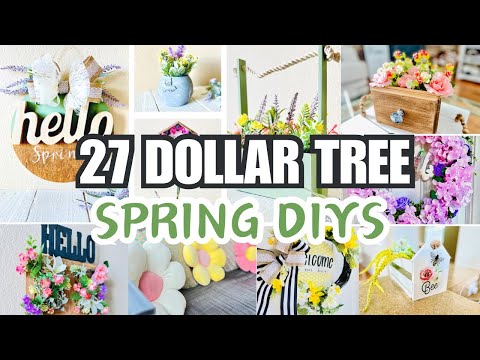 27 Spring DIYs | Must try Dollar Tree Spring DIYs | Dollar Tree