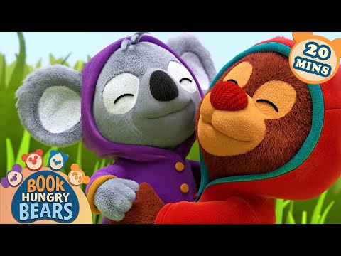 Fun Learning with Bears | Preschool Learning Videos For Kids | Book Hungry Bears | 9 Story Kids