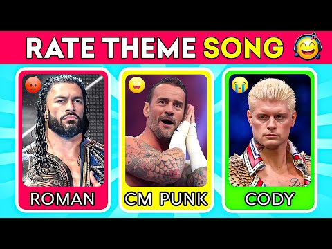 Rate WWE Theme Songs ✅ Good or Bad ❌ | WWE Quiz 🎵