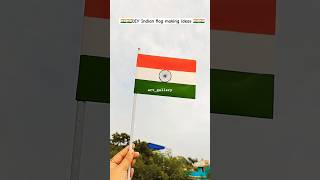 Indian Flag making | Indian Independence Day Flag#india #flag #shorts #independenceday #viral