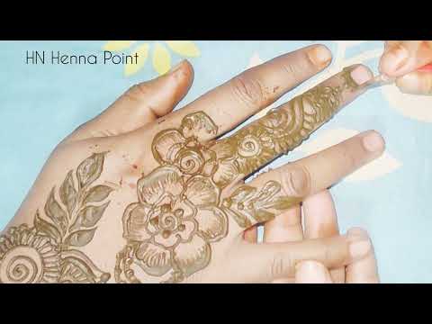 New Style Step by Step Latest Trending Flowers Mehndi Design for Eid 2025 |@hnhennapoint4618