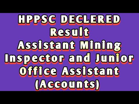 JOA Accounts Result Declered || HPPSC Declered these two results | देखें DV के लिए कब बुलाया???