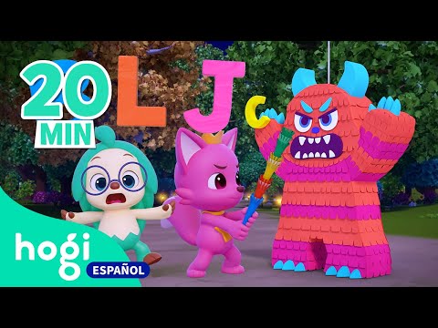 ¡Rompamos la Piñata de ABC! | Aprende los Alfabetos y Colores | Juego de ABC | Hogi en español