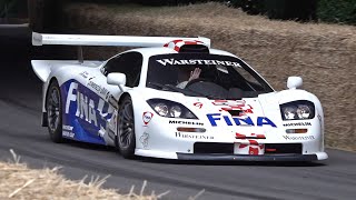 $20 Million McLaren F1 GTR Longtail - Burnouts, Accelerations, Amazing 6.0 V12 Engine Sounds!