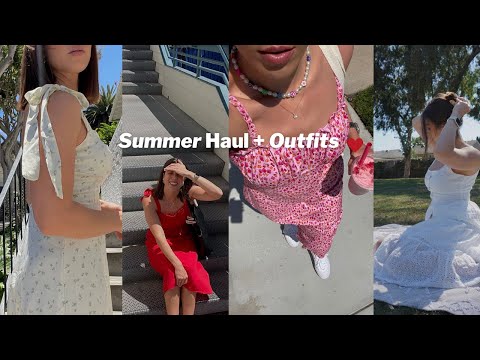 Summer Haul + Outfit Ideas ❤️  (Quiet Luxury, European Summer Outfits ) Ft. RIHOAS Dress