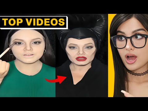 Reacting to the Wildest Beauty Transformations! | SSSniperWolf