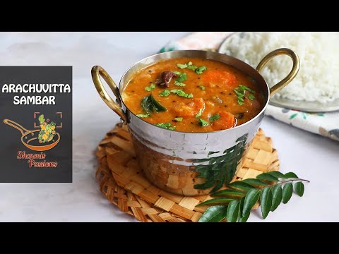 Arachuvitta Sambar Recipe