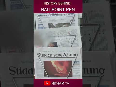 History Behind Invention of Pen||Story Behind Invention of Pen||Ballpoint pen history|Hitham Tv