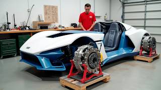 BUILDING MY OWN TESLA ROADSTER FROM START TO FINISH | by  @electricsupercar