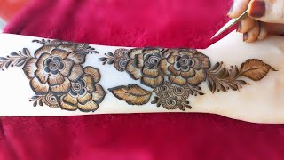 Floral back hand gulf mehndi design | Eid mehndi design | mehndi ka design | mehndi design | mehndi