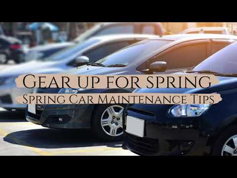 Spring Car Maintenance Tips