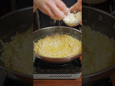 Lemon Basil Risotto With Bay Scallops! #risottorecipe #scallops #dinnerideas