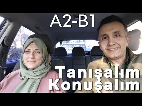 A2 - B1 Let's Meet - Let's Talk | Tanışalım - Konuşalım - Turkish Conversation Seda Bozkurt -Oyuncu