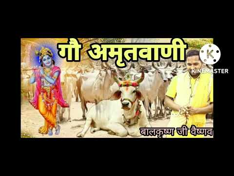 ।। गौ माता पर अमृतवाणी ।। सिंगर :- बालकृष्ण जी वैष्णव ।।