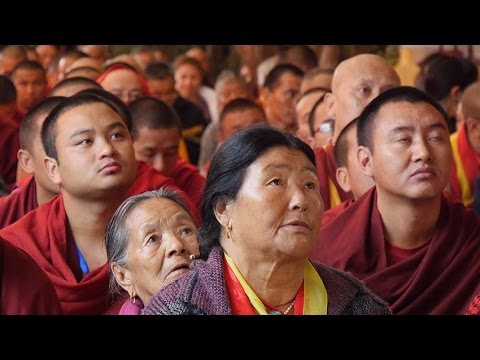 Dalai Lama public teaching in McLeod Ganj, India