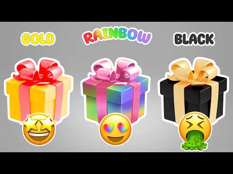 ZILLIONS GIFT  🎁 Gold, Rainbow or Black ⭐🌈🖤Choose Your Gift! | Quiz Zone