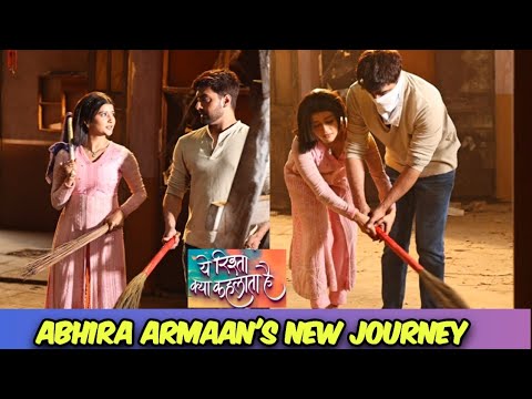 Cleaning of Armaan And Abhira's New House, Abhira Became Happy Seeing Armaan Cleaning #yrkkh